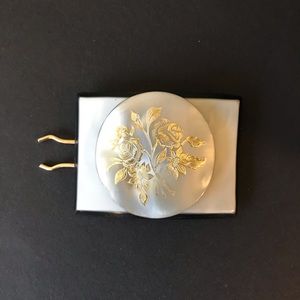 Mother of Pearl Barrette or Scarf Jewelry